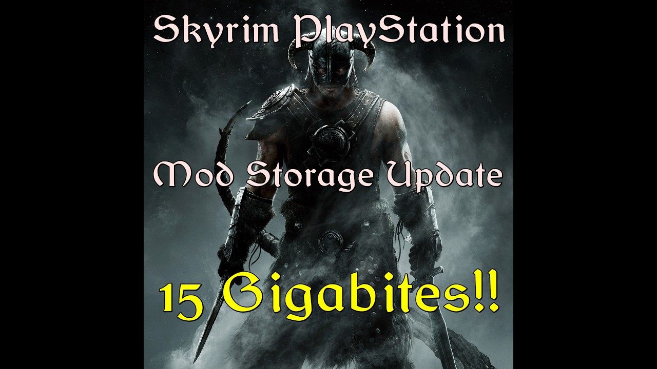 PlayStation Consoles Now Have 15GB of Mod Storage Space!!!