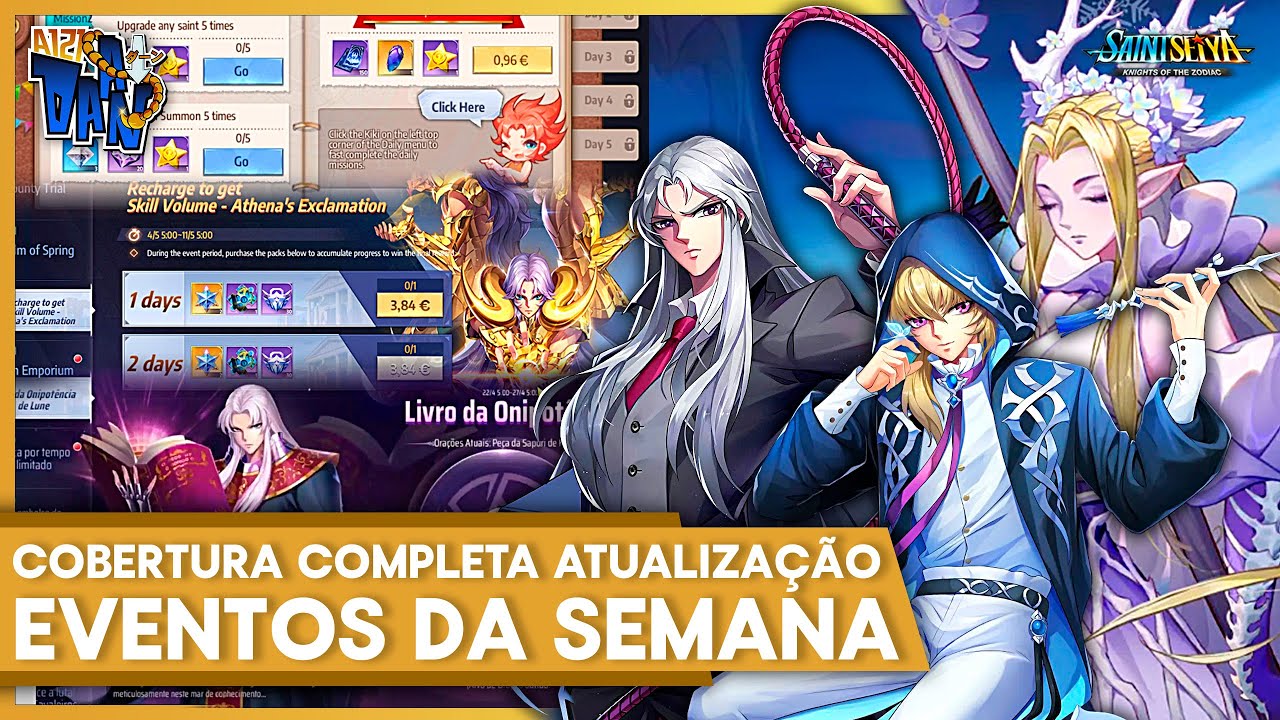 ATUALIZAÇÃO SEMANAL - EVENTO SKINS, PEDRAS LUNE 9 GEMAS NO EMPÓRIO, MAS POUCA COISA PARA FAZER !!