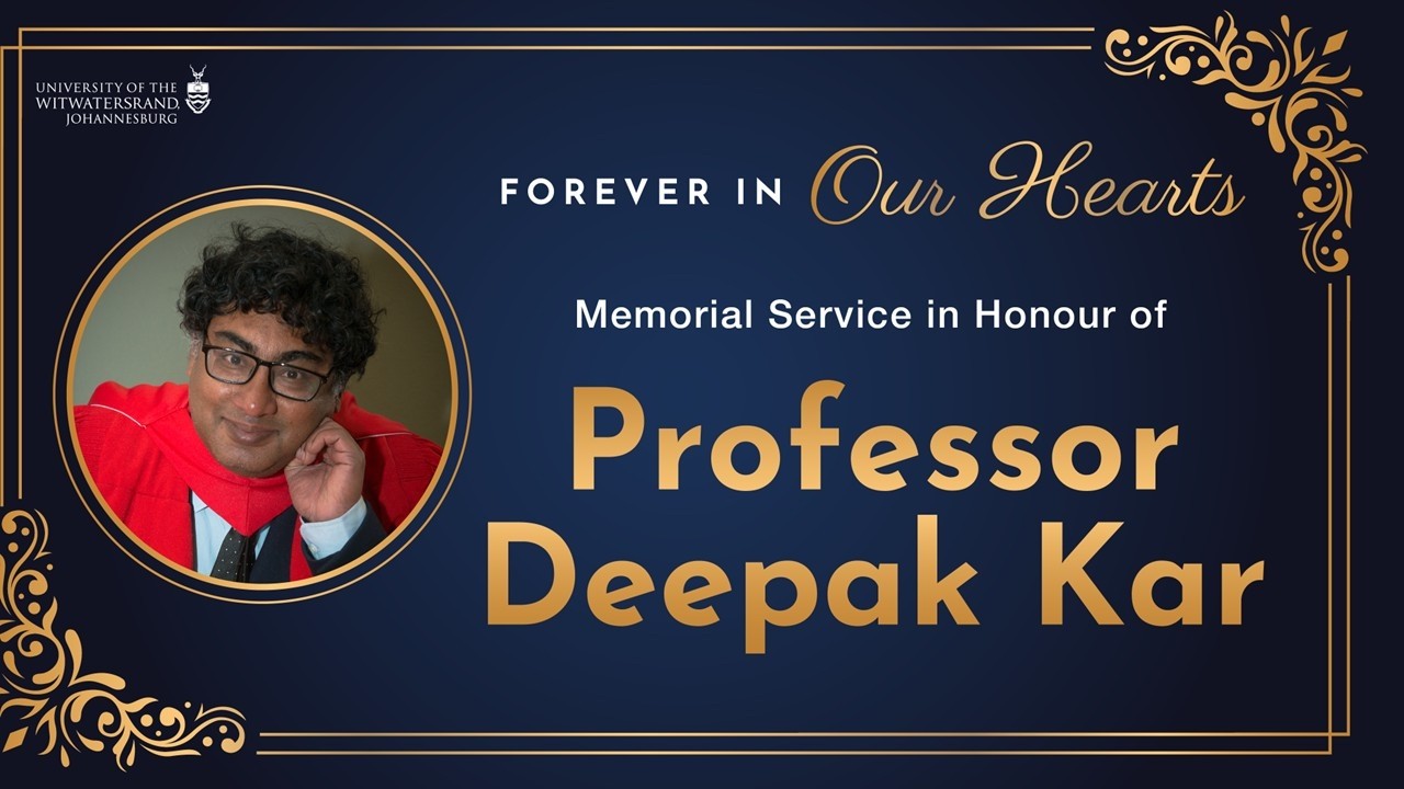 Memorial Service of Prof Deepak Kar