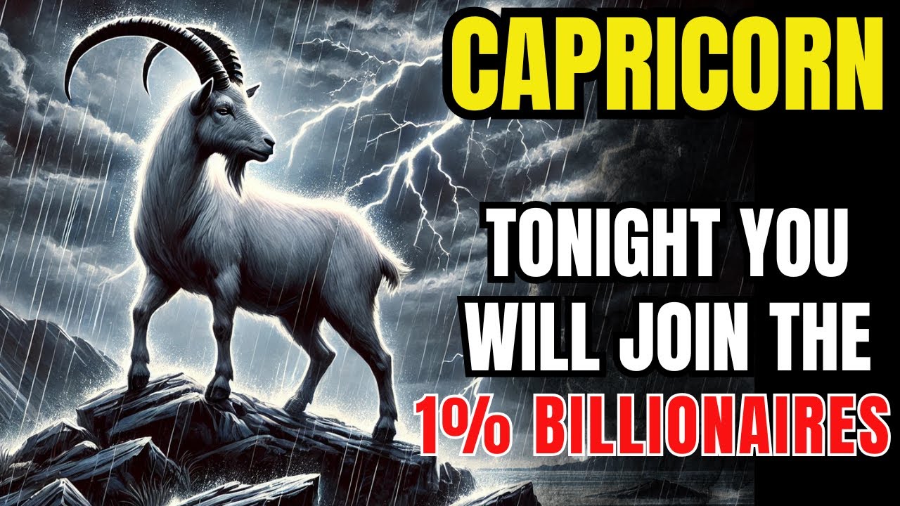 ♑🔥 CAPRICORN – TONIGHT YOU STEP INTO THE WORLD OF THE 1% WEALTHY ELITE 🏆💫