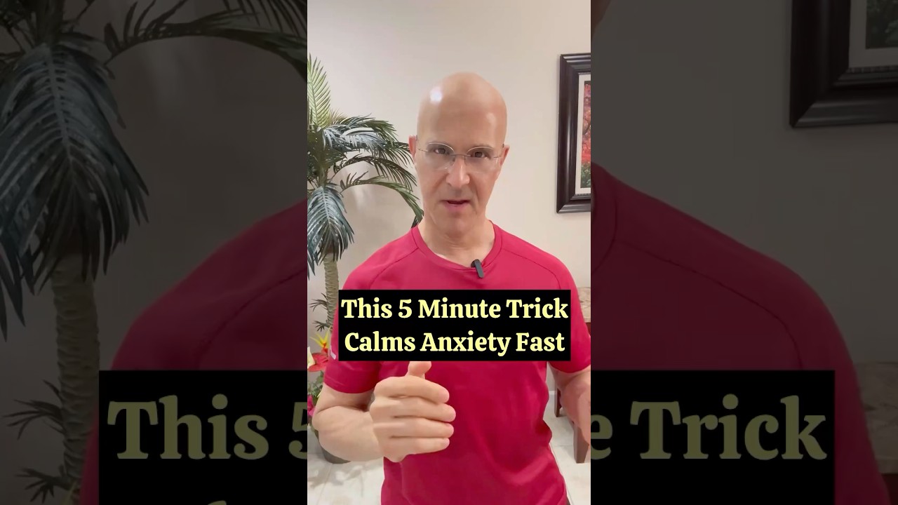 This 5 Minute Trick Calms Anxiety Fast!  #drmandell #health #anxiety #stress