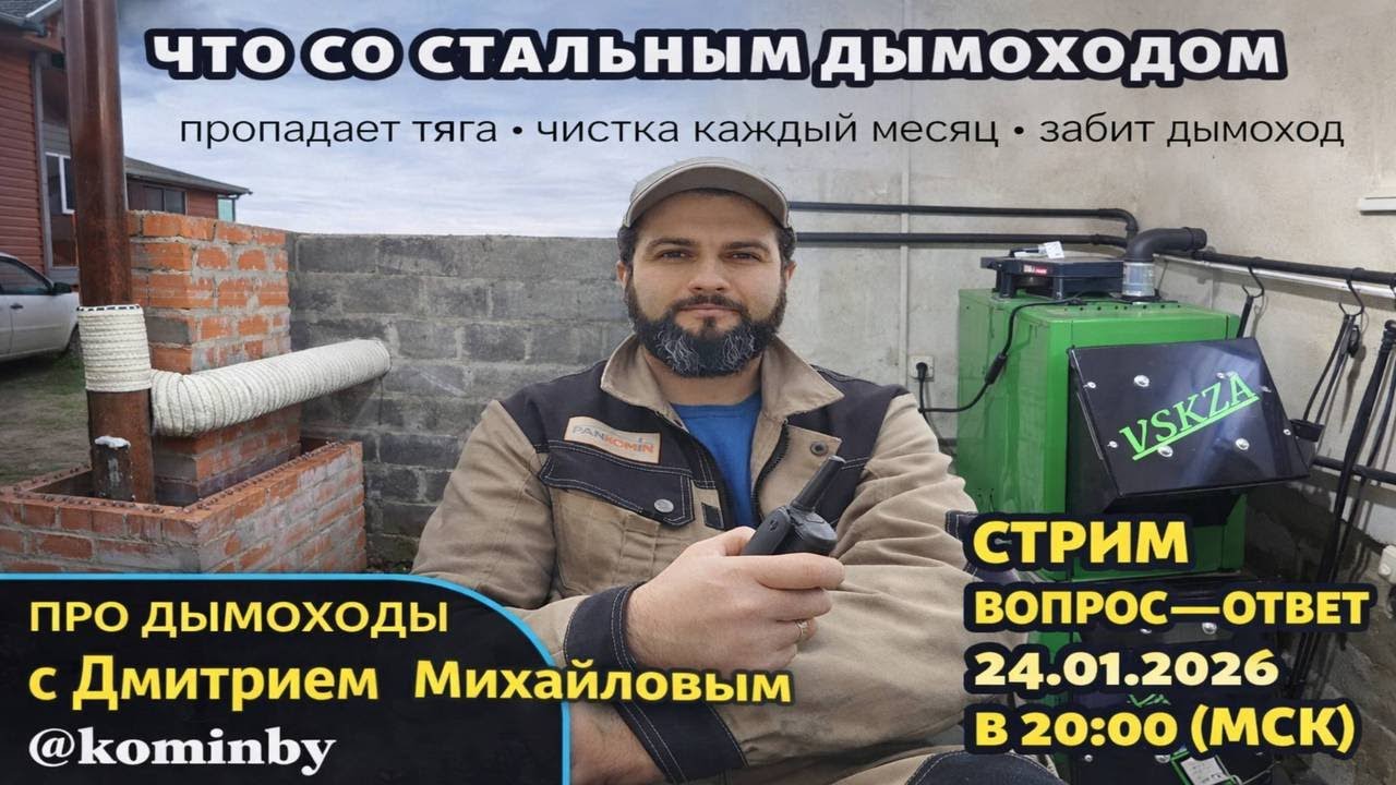 Стальной дымоход: проблемы и реальность