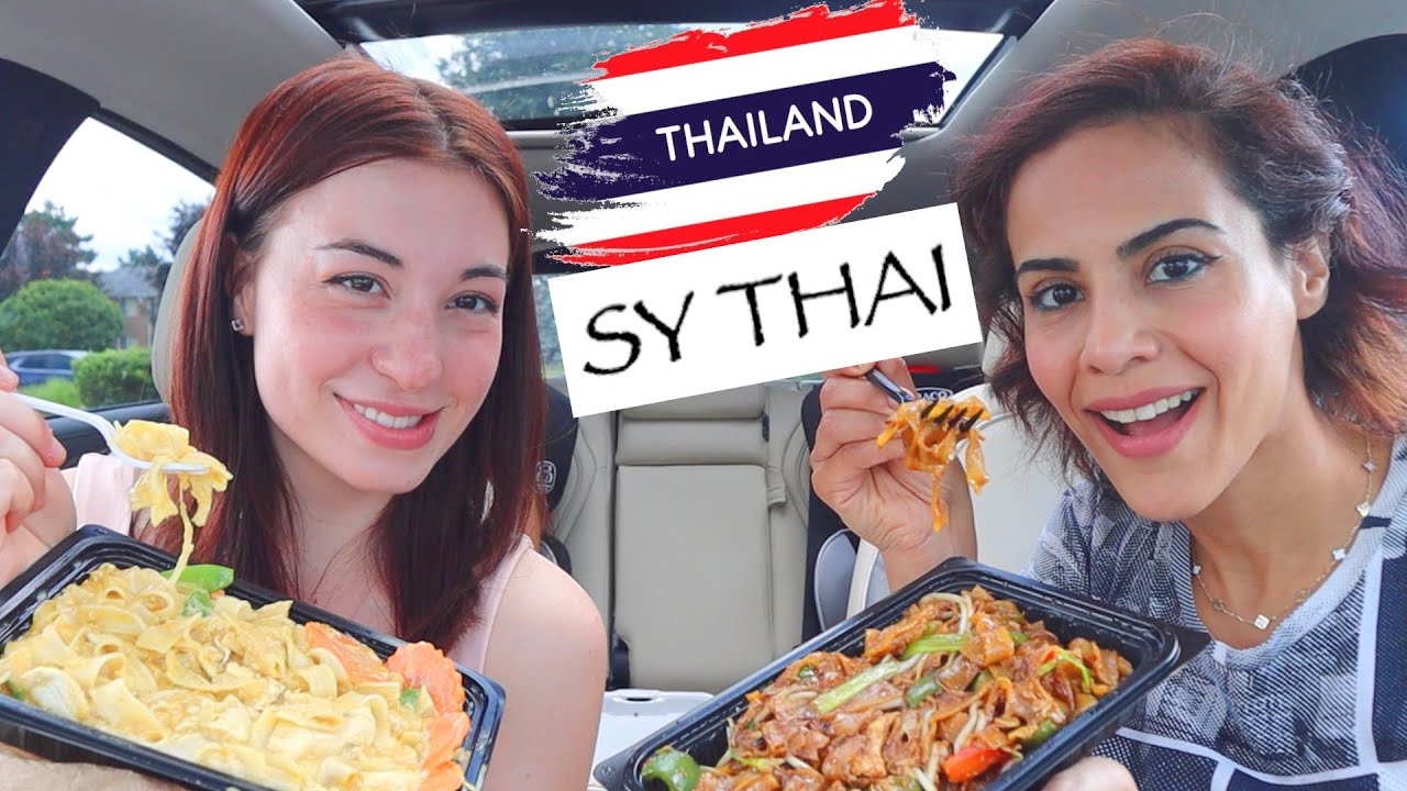 TRYING SY THAI RESTAURANT FOR THE FIRST TIME! | جربنا المطعم التايلاندي لأول مرة!