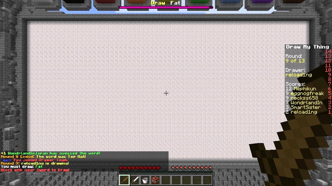 Minecraft Draw my Thing 
