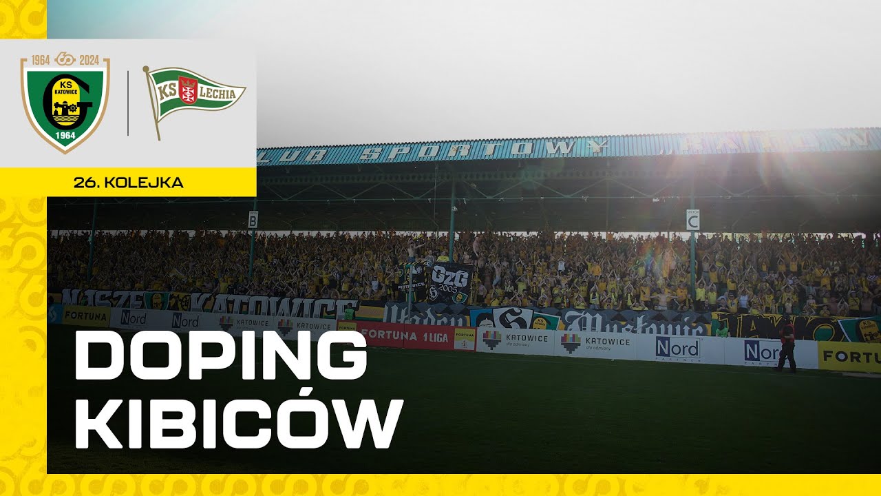 Doping kibiców na meczu GKS Katowice - Lechia Gdańsk 1:0 (07.04.2024)