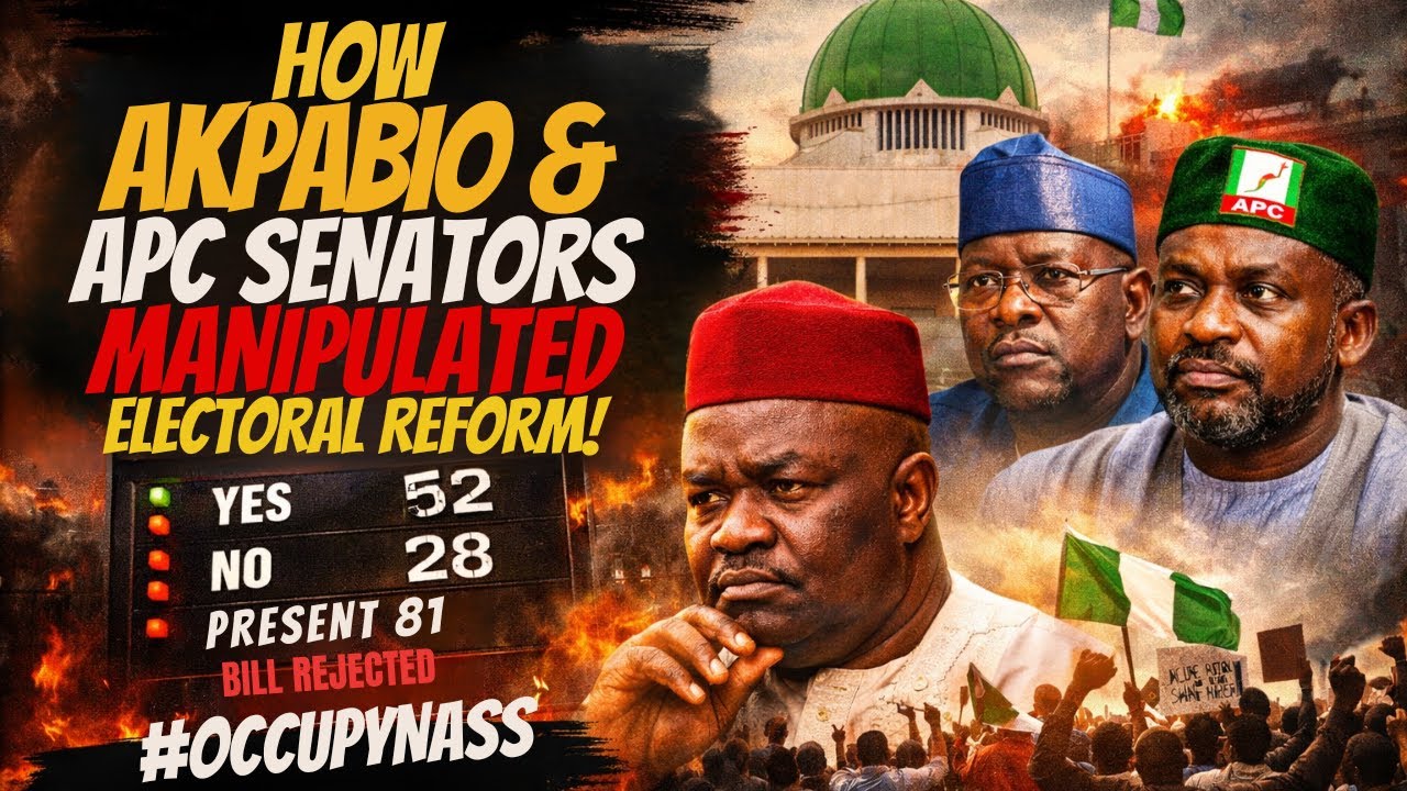 How Akpabio & APC Senators Manipulated The Electoral Reform Process l #OCCUPYNASS