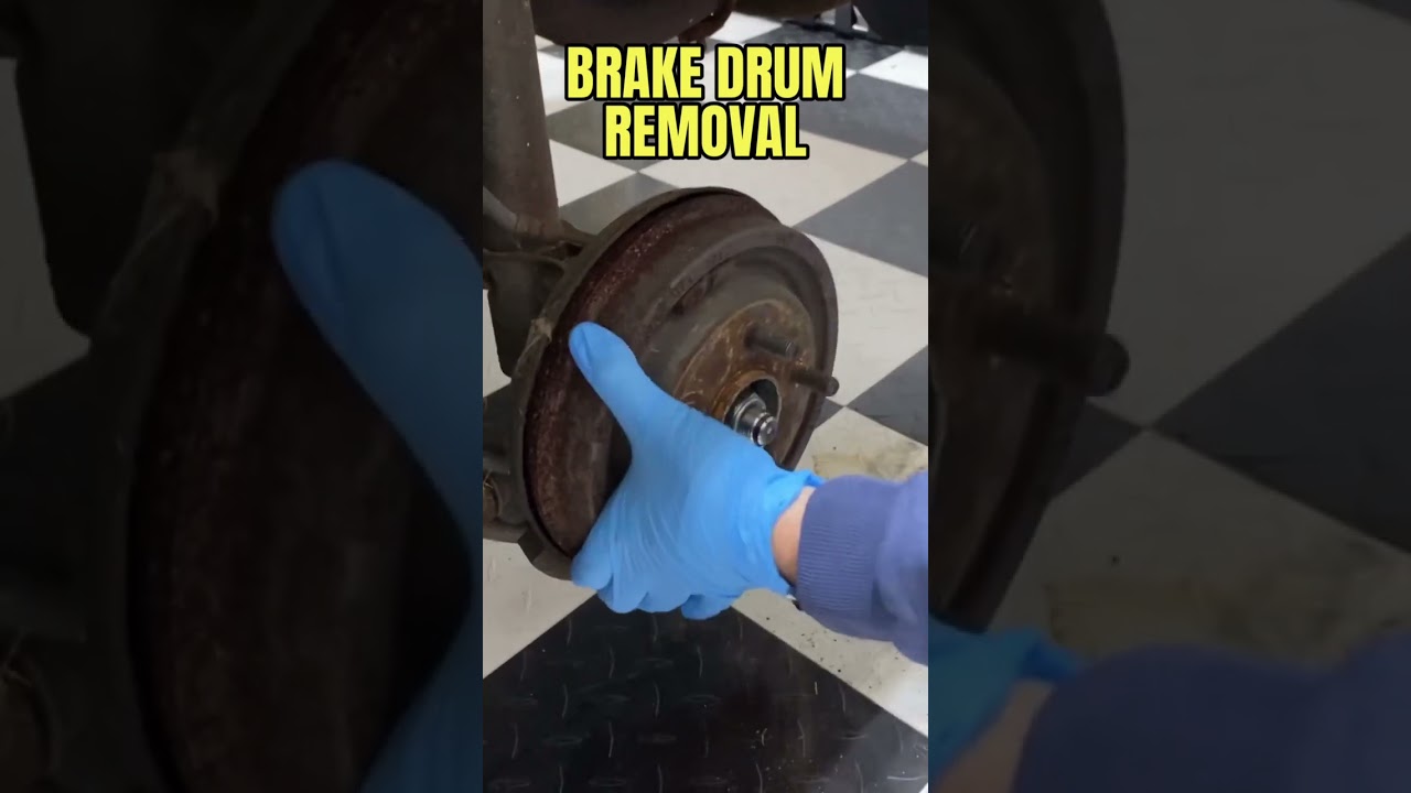 EASY WAY TO REMOVE A STUCK BRAKE DRUM. 