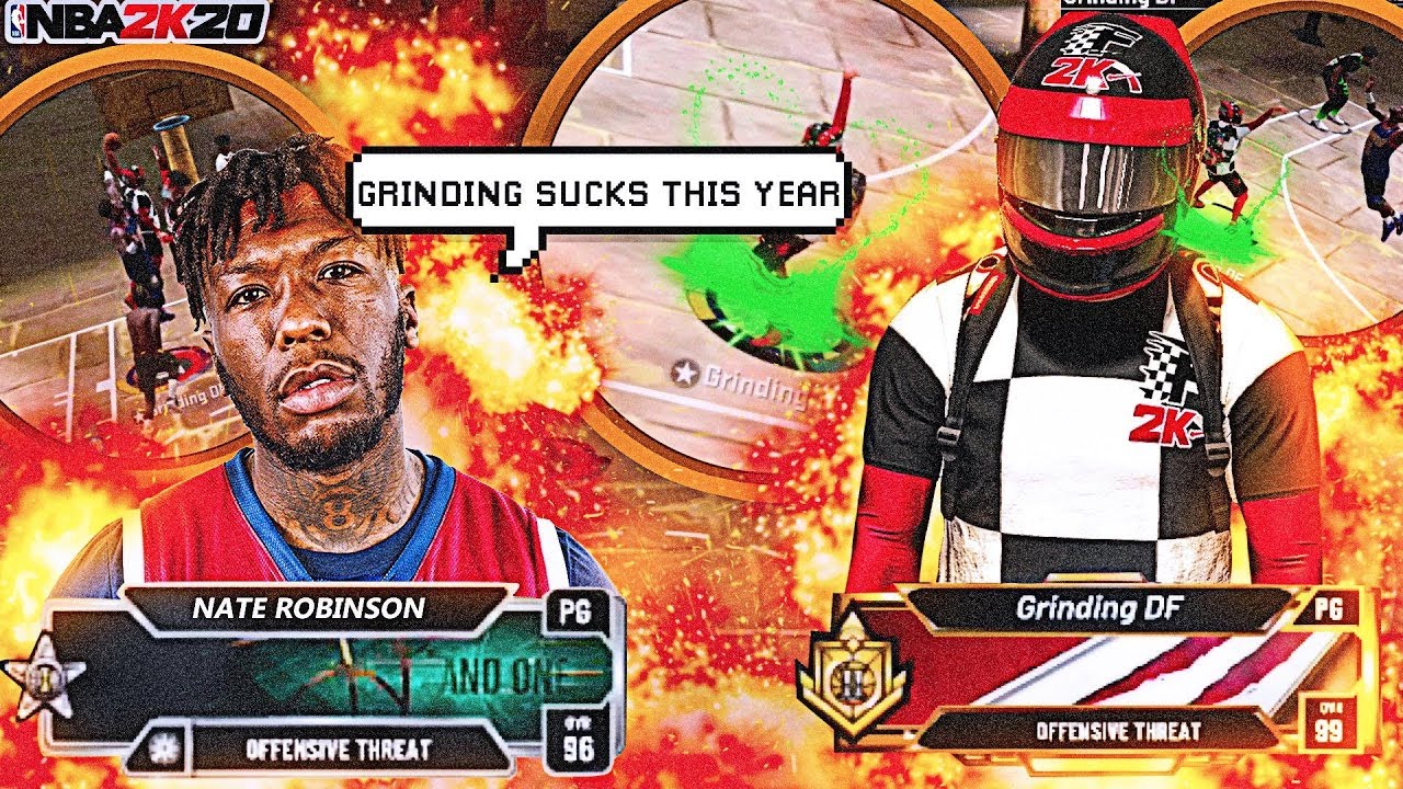 NBA PLAYER NATE ROBINSON CHALLENGED ME TO BEST OF 3 SERIES!! GRINDING DF vs NATE ROBINSON NBA 2K20