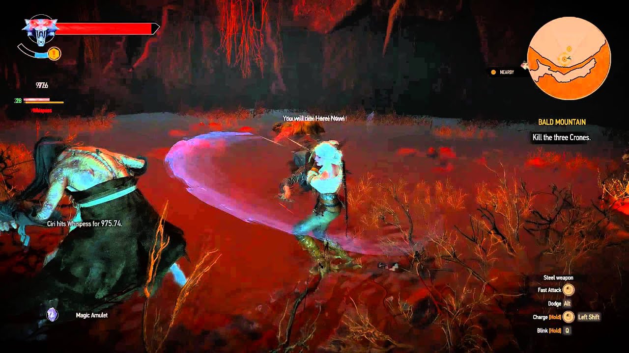 The Witcher 3 Crones Boss Battle Death March Commentary
