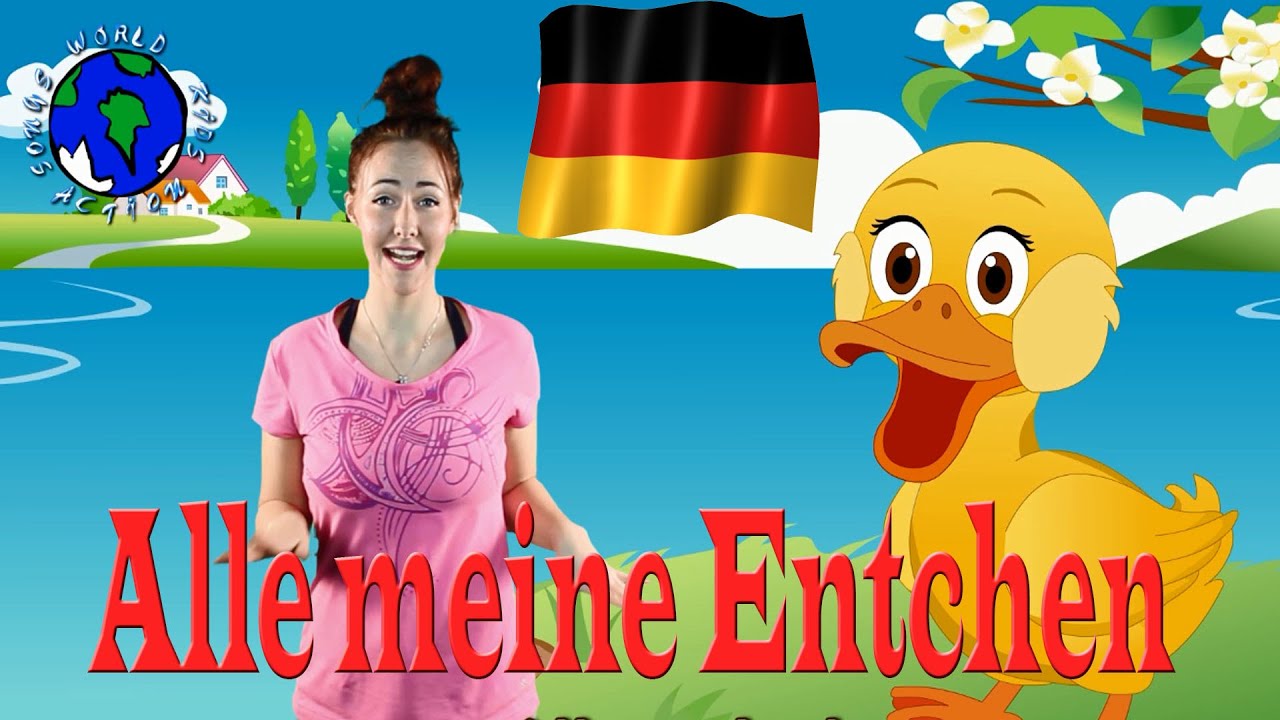 Alle meine Entchen | German Ducks Song | World Kids Action Songs