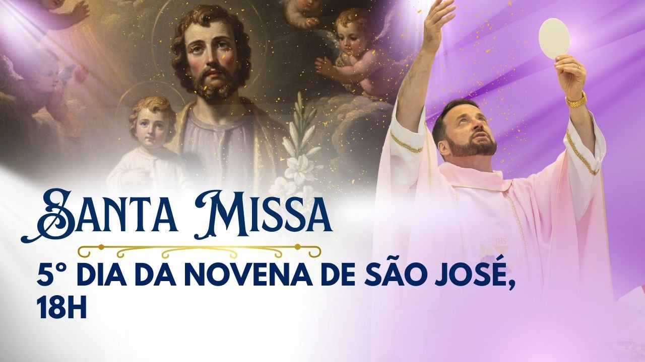 Santa Missa com Frei Rinaldo | 5º dia da Novena de São José | Igreja São Peregrino | 14/03/26 às 18h