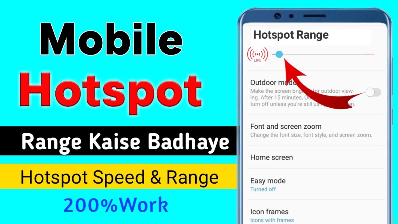 Mobile Hotspot Ki Range Kaise Badhaye||How To Increase Hotspot Range In Android Phones