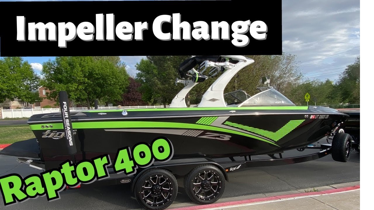 Boat impeller change Indmar Raptor 400 Tige z3