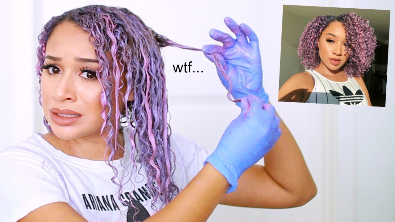 Trying Out Colored Wax On My Hair...