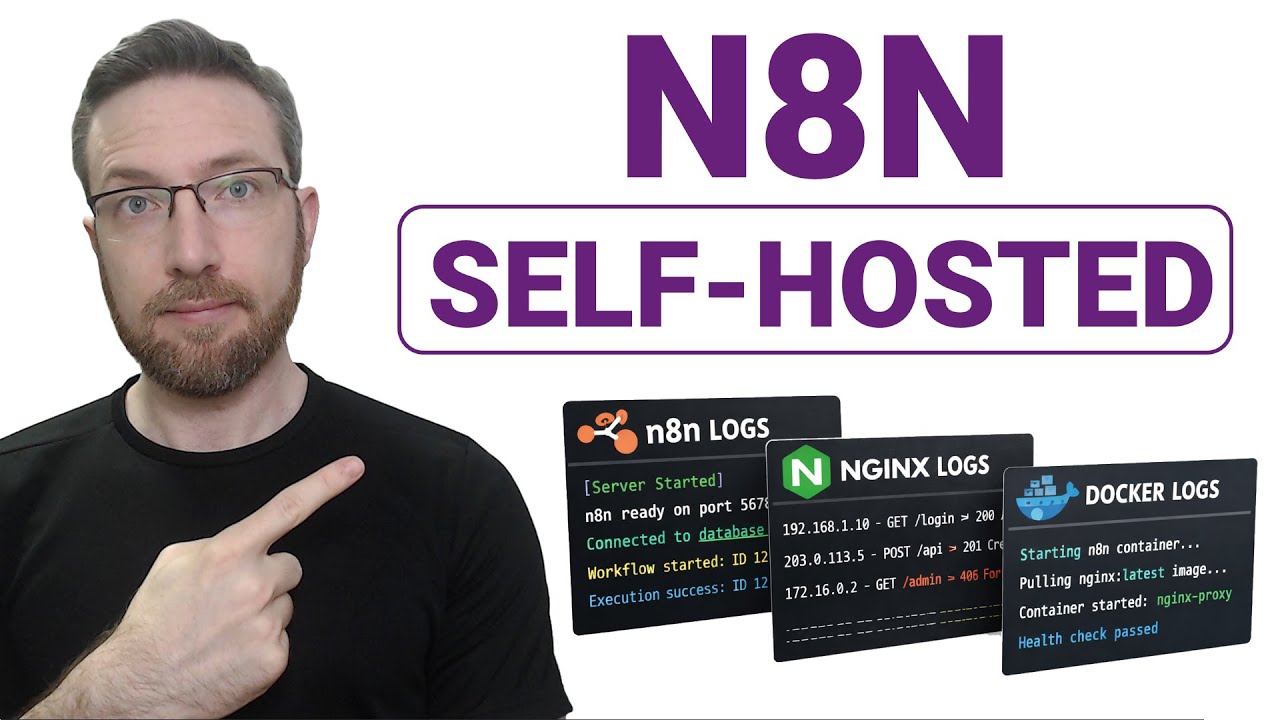 Hospede seu próprio n8n em qualquer lugar (n8n + nginx + docker)
