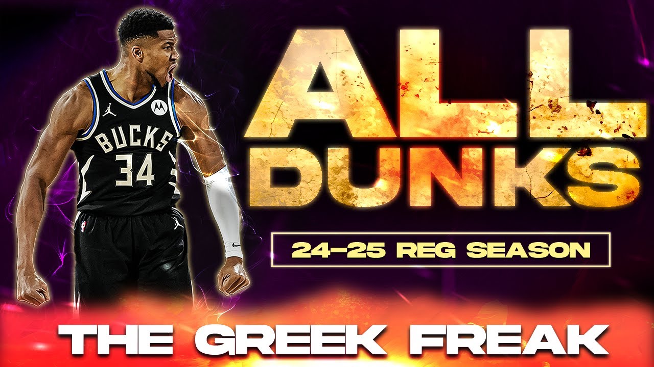 ALL DUNKS | Giannis Antetokounmpos´s 2025 Season 🔥 Every Dunk!