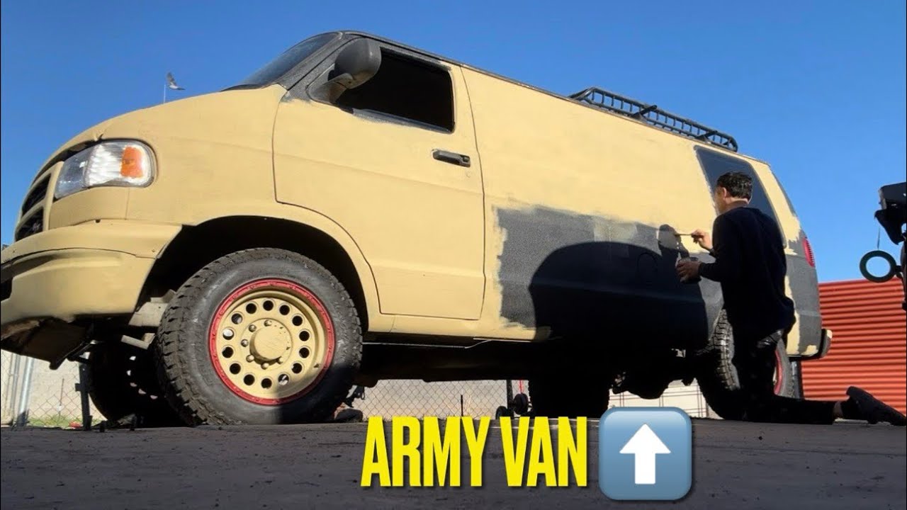 Bed lined Ram Van #mikethebuilder #automobile #subscribe #offroad #like #phx #viral #army #builder 