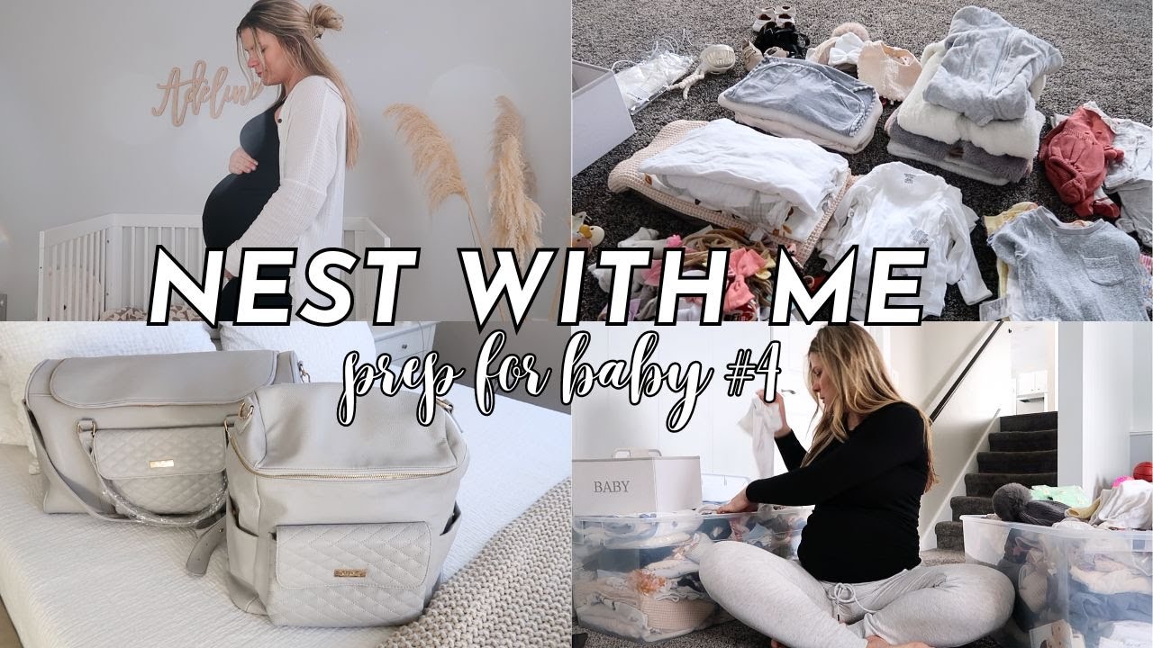 NEST WITH ME FOR BABY NUMBER 4 | organizing clothes & figuring out what I have!