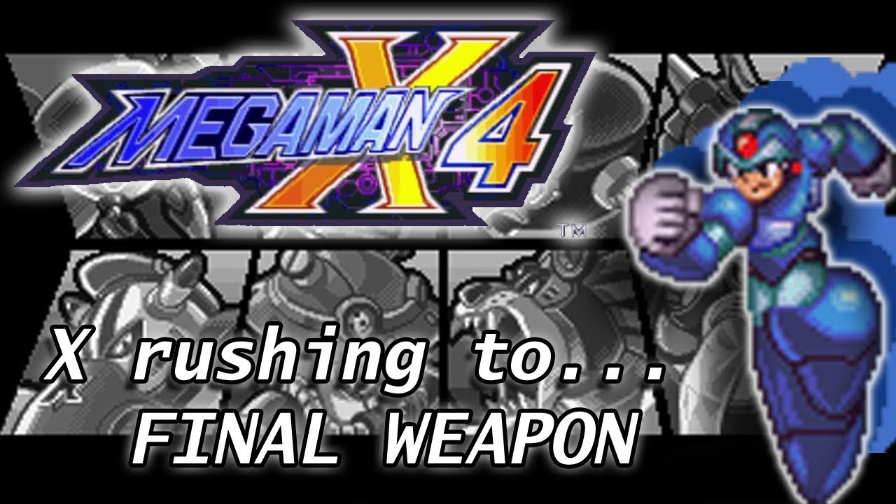 Megaman X4 - X Rushing to FINAL WEAPON