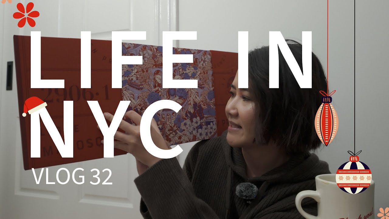 VLOGMAS Day 1 - back in NYC, unboxing & holiday gift ideas