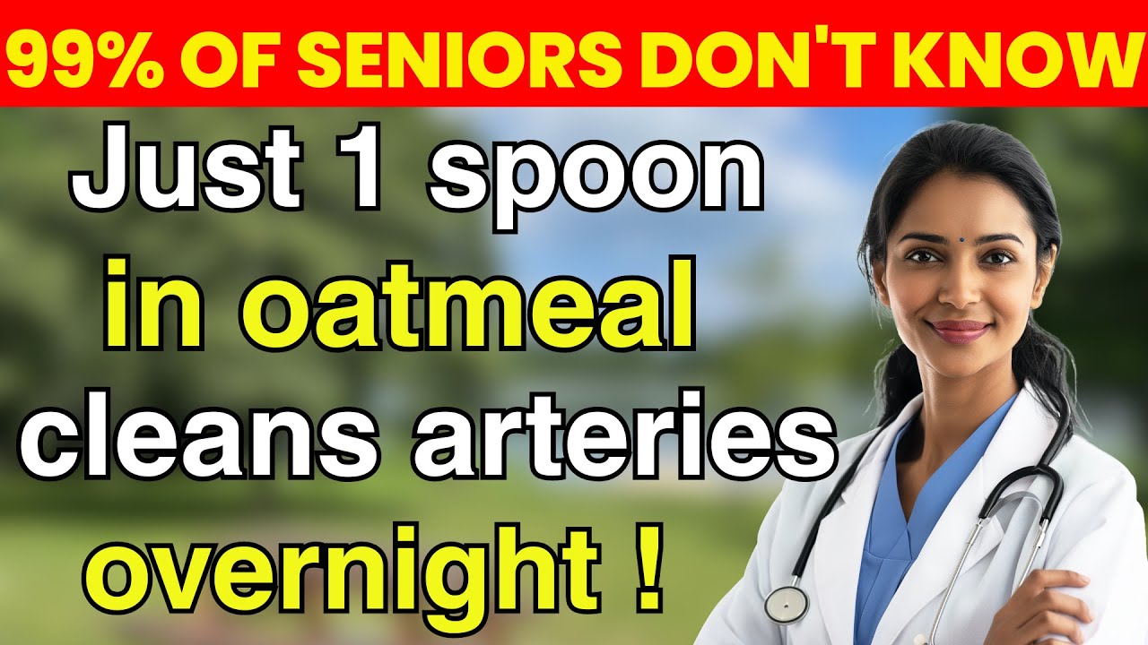 Over 65? Eat THIS With Your Oatmeal or Your Arteries Will Keep Clogging Overnight!| Senior Nutrition