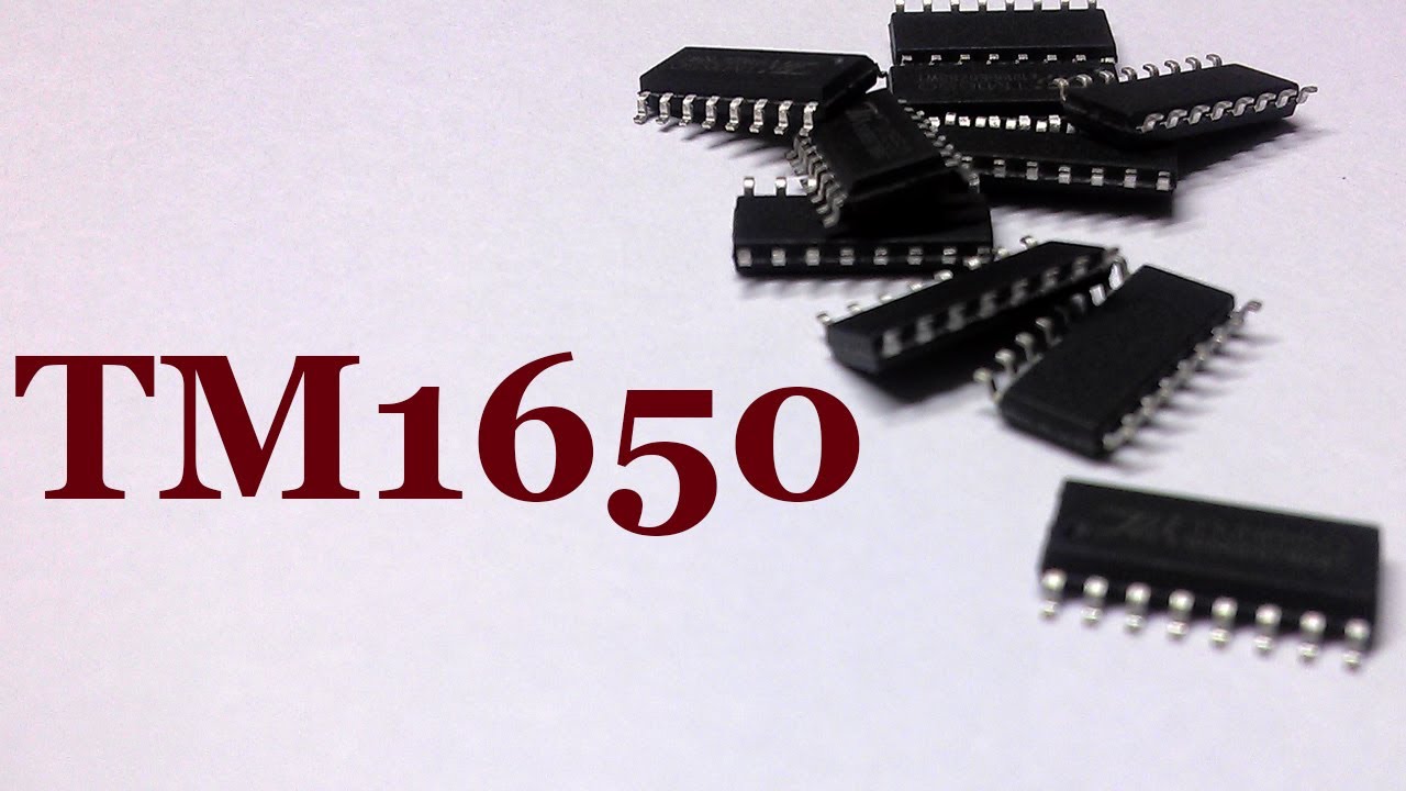 Контроллер семисегментных индикаторов TM1650