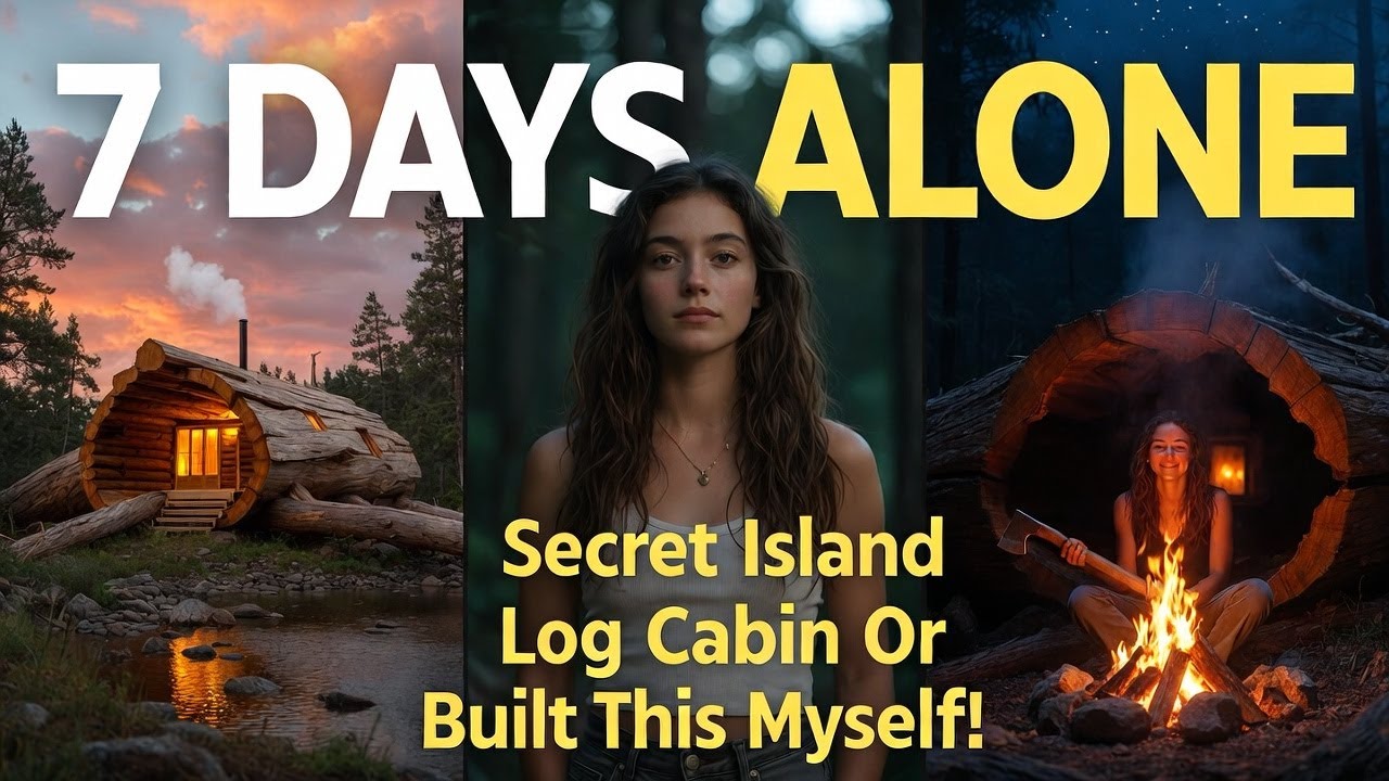 7 Days Solo Hidden Island Shelter Build