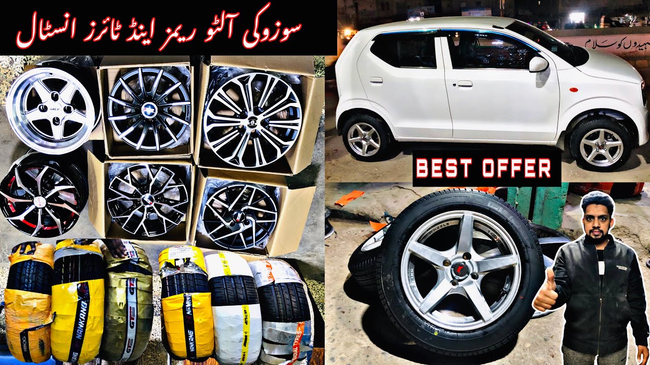SUZUKI ALTO UPGRADE NEW ALLOY WHEELS & YOKOHAMA TYRES 165/65R14 LATEST PRICE 2024