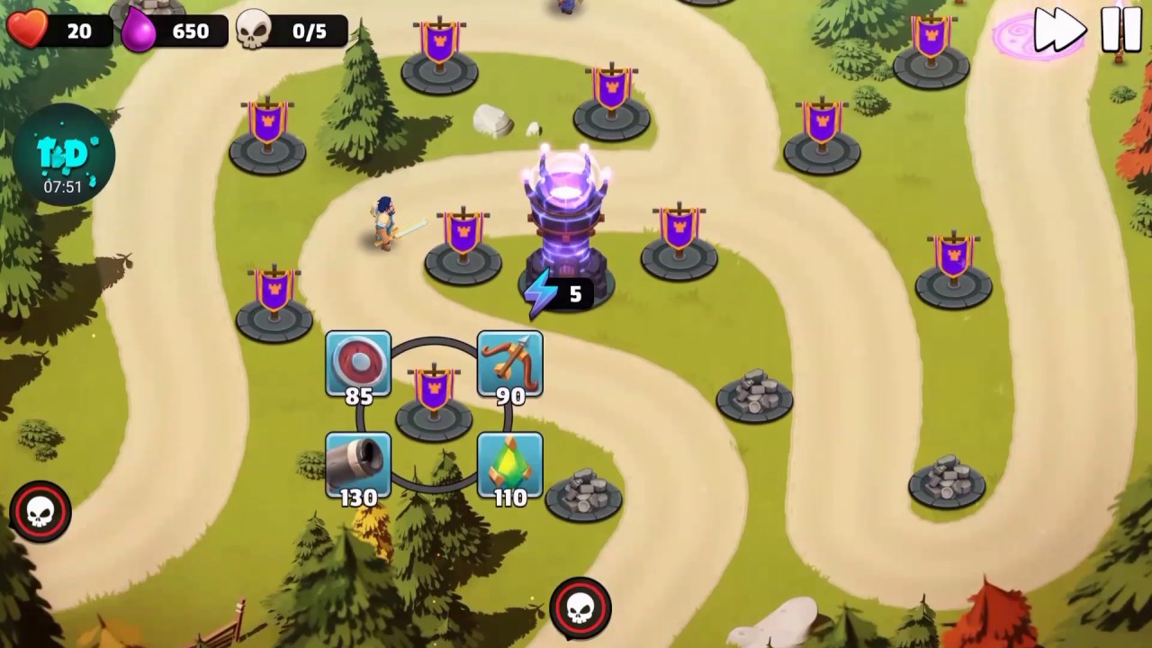 Castle Creeps TD: Chapter 4 - Lv13 vs Lv14 ( 3 Stars Without Sentinel )