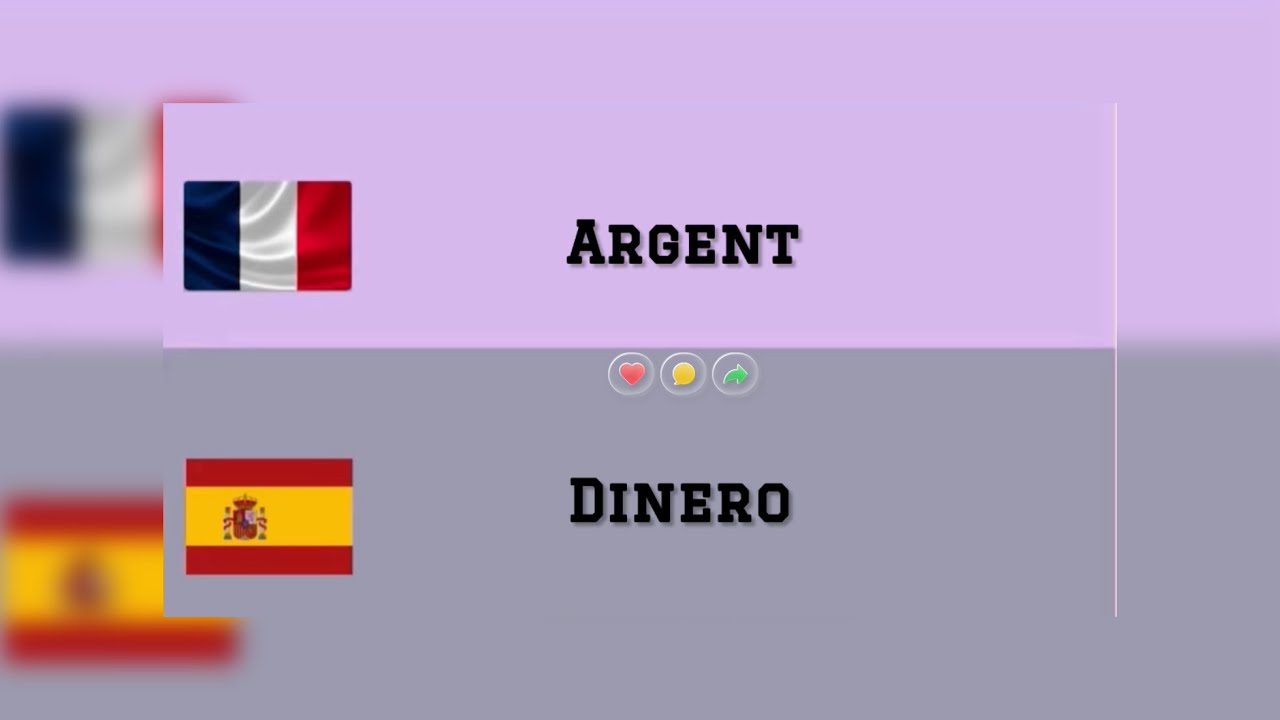 LE VOCABULAIRE DE BASE EN FRANÇAIS/ESPAGNOL:#apprendre  #espagnol  #français  #español  #frances 