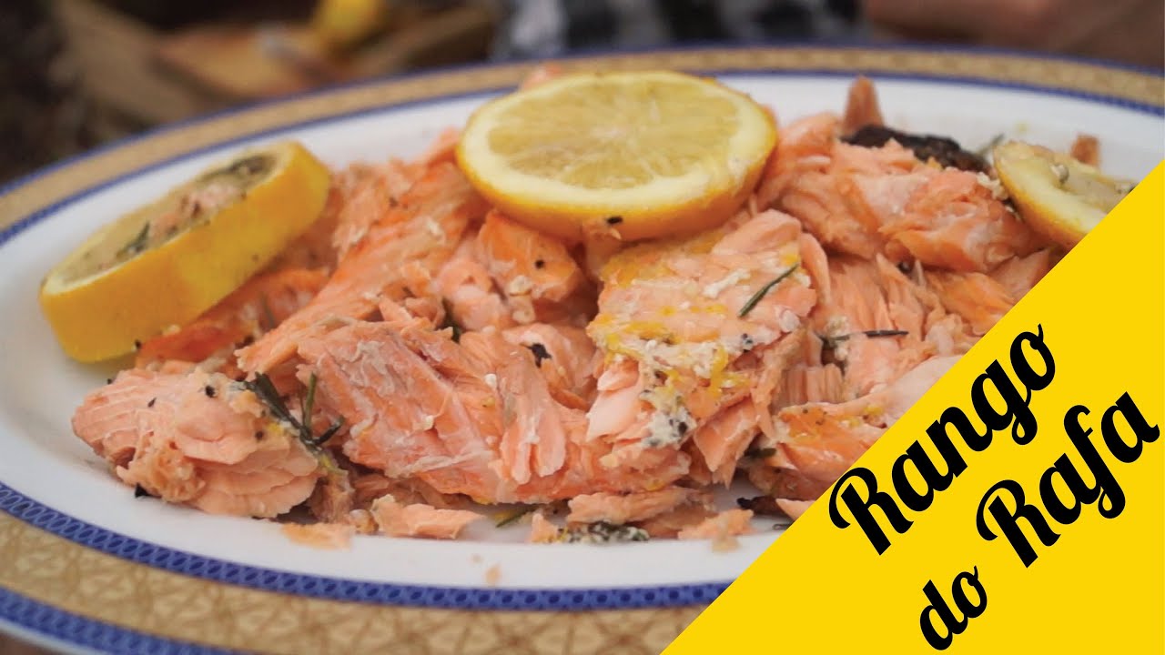 Salmão Grelhado com Alecrim e Limão Siciliano - Rango do Rafa