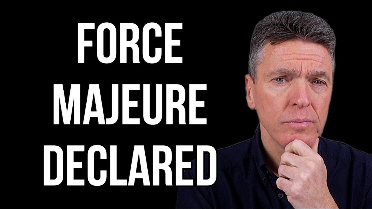 FORCE MAJEURE Declared