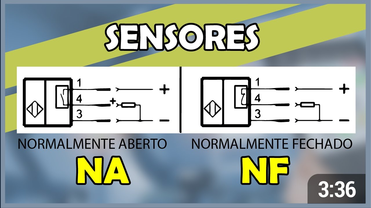 NA Normalmente Aberto e NF Normalmente Fechado
