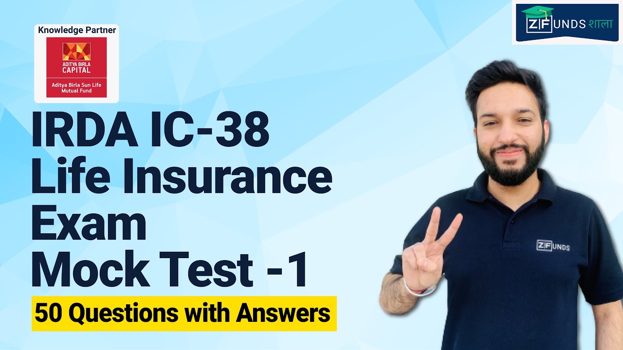 IC38 Mock Test | IC38 Mock Test 50 Question | IRDA IC38 Insurance Agent Exam Mock Tests