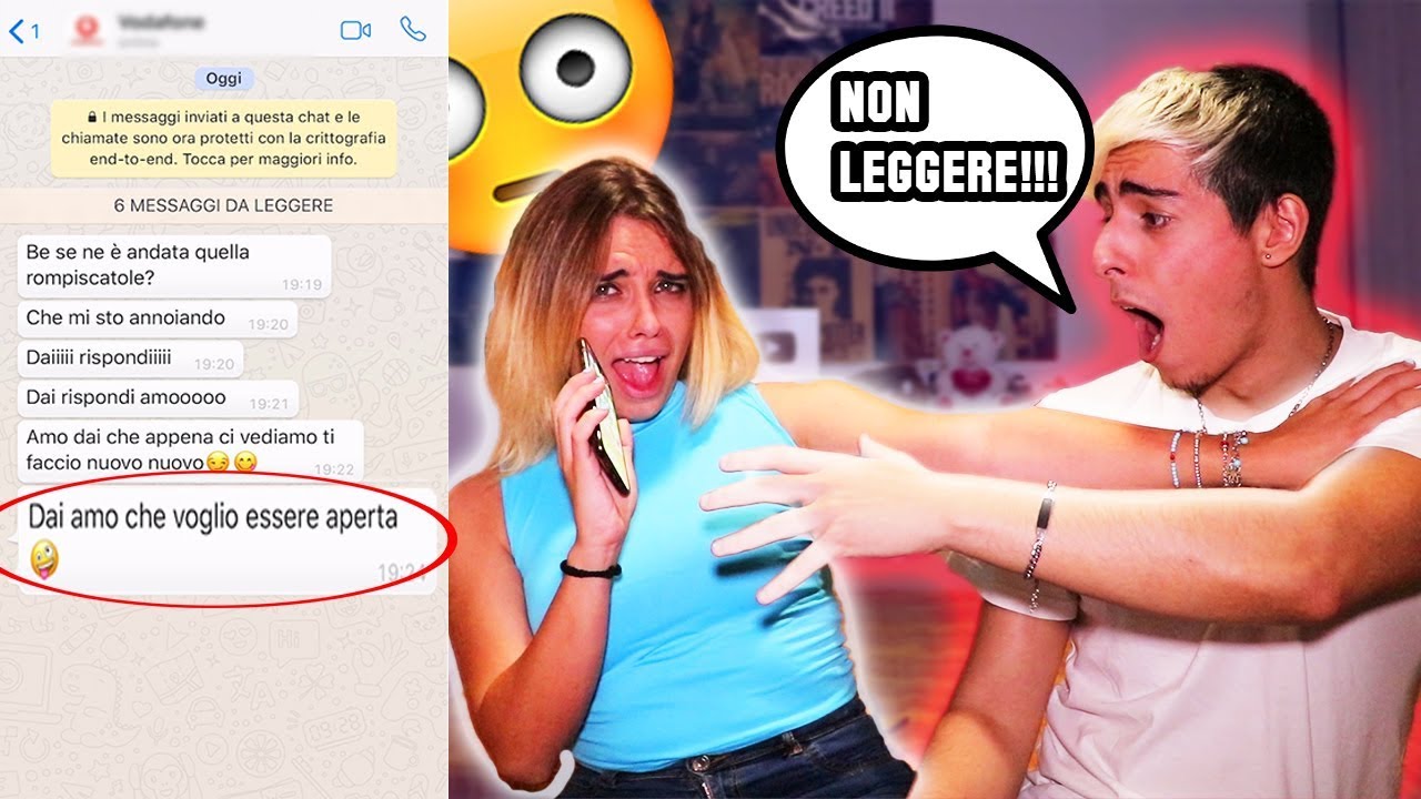 GRAZIANA MI CONTROLLA L'IPHONE..! *REAZIONE BELLISSIMA!!*