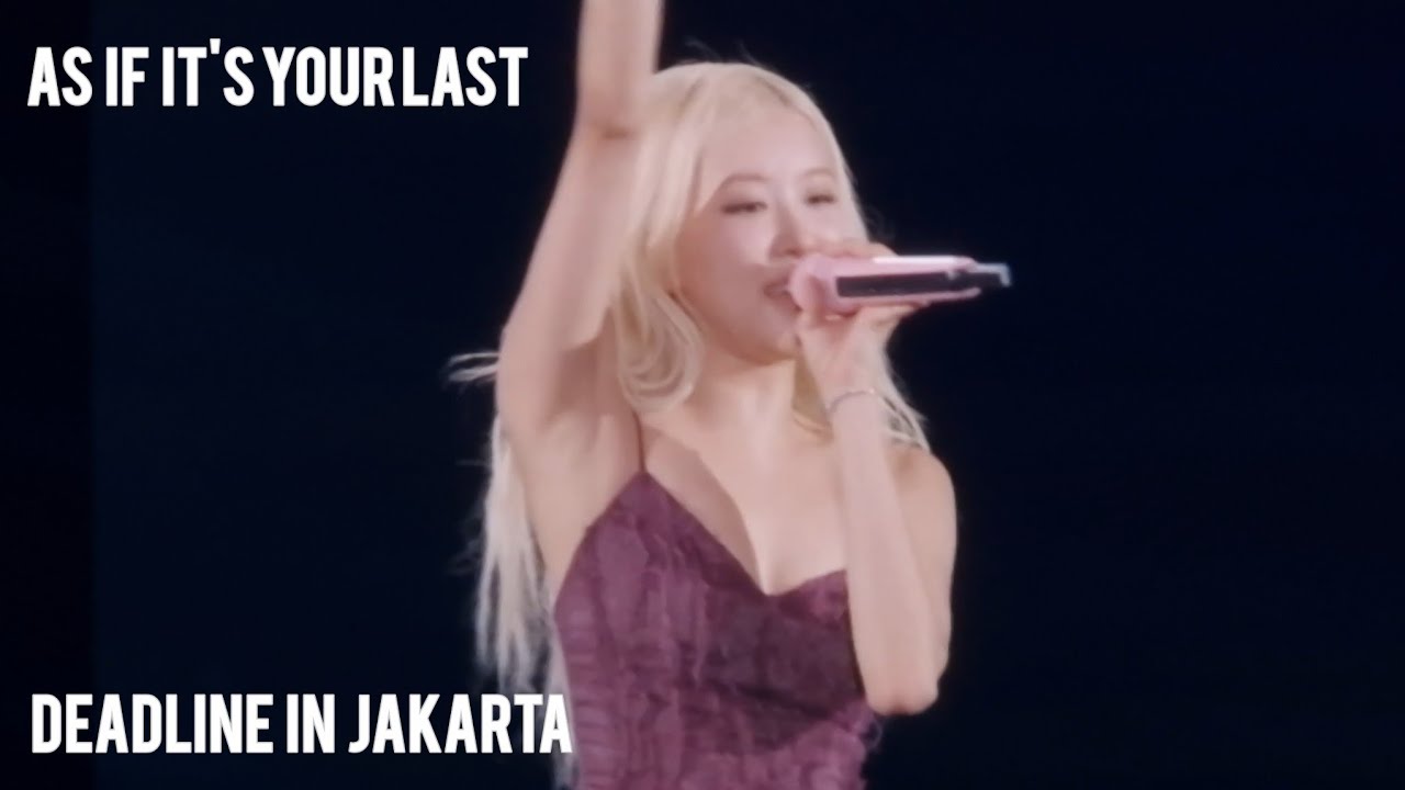 251101 AS IF IT'S YOUR LAST | BLACKPINK Deadline In Jakarta