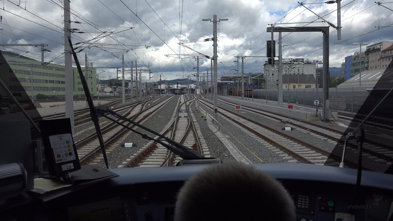 Führerstandsmitfahrt (Wr.Neustadt-Aspang-Graz-Semmering-Wien) 3/6 Fehring - Graz Hbf (6.Sep.2015)