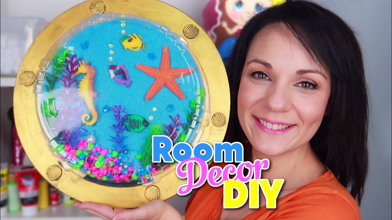 ROOM DECOR DIY | SUPER CUTE crafts to decorate your room |Make a magic window to see the ocean floor