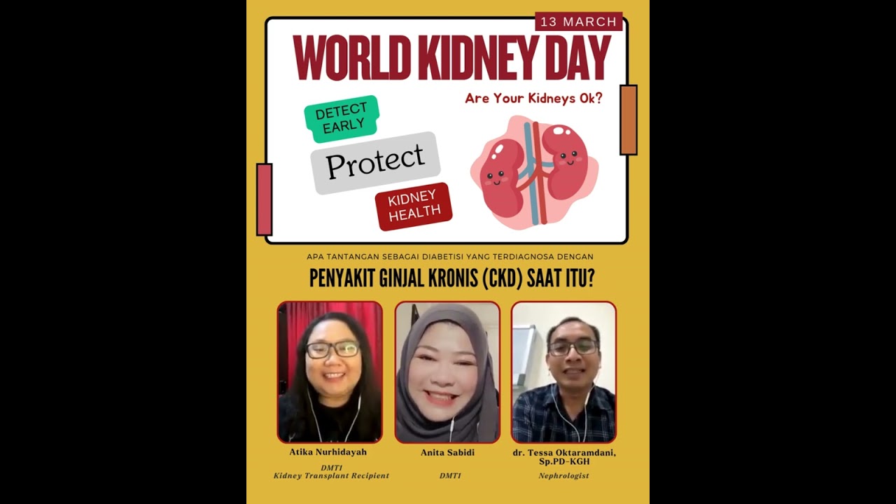 Apa tantangan sebagai diabetisi yang terdiagnosa dengan penyakit ginjal kronis CKD?