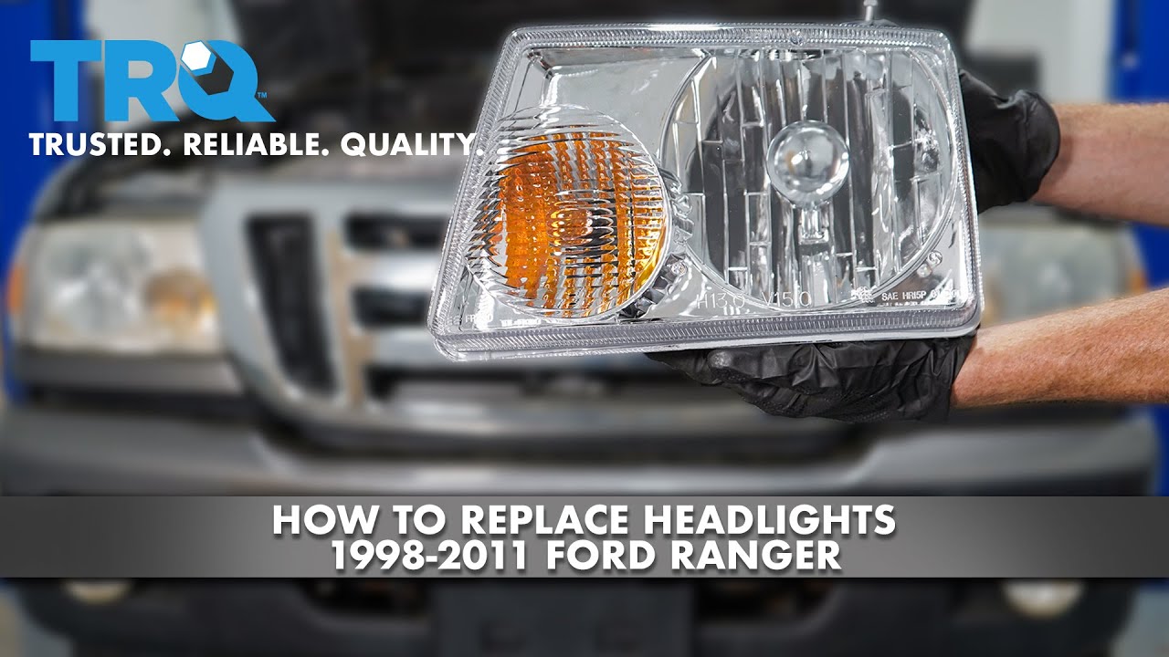 Как заменить фары Ford Ranger 1998-2011
