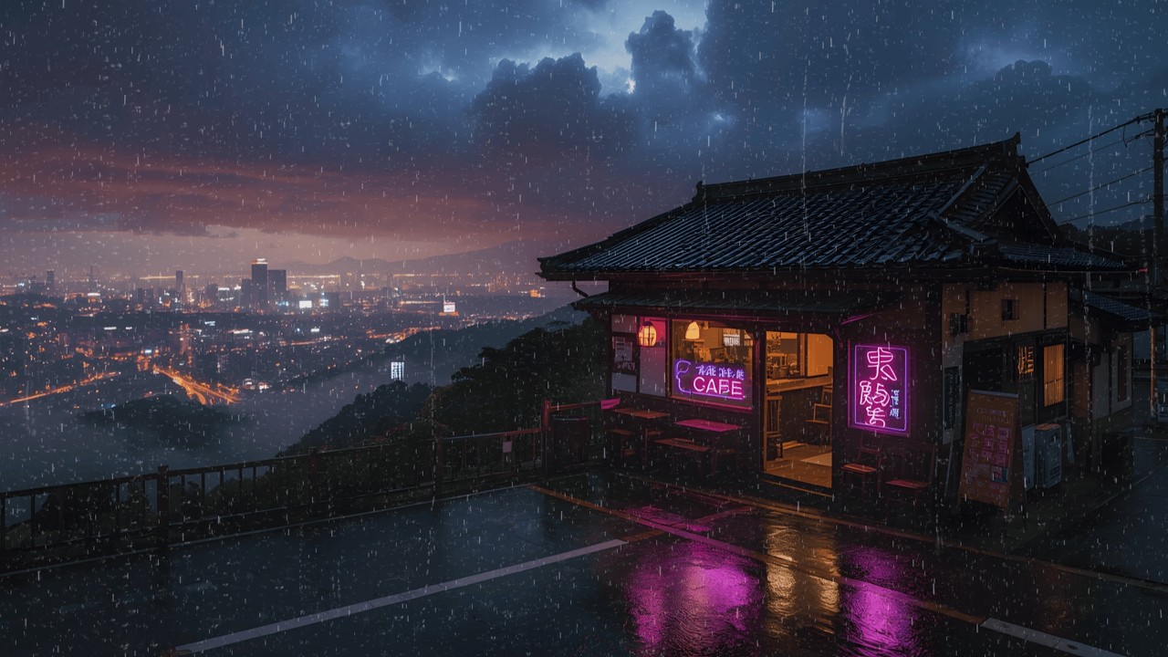 Alone in Tokyo Rain — Nostalgic Lofi Beats for Late Night Focus