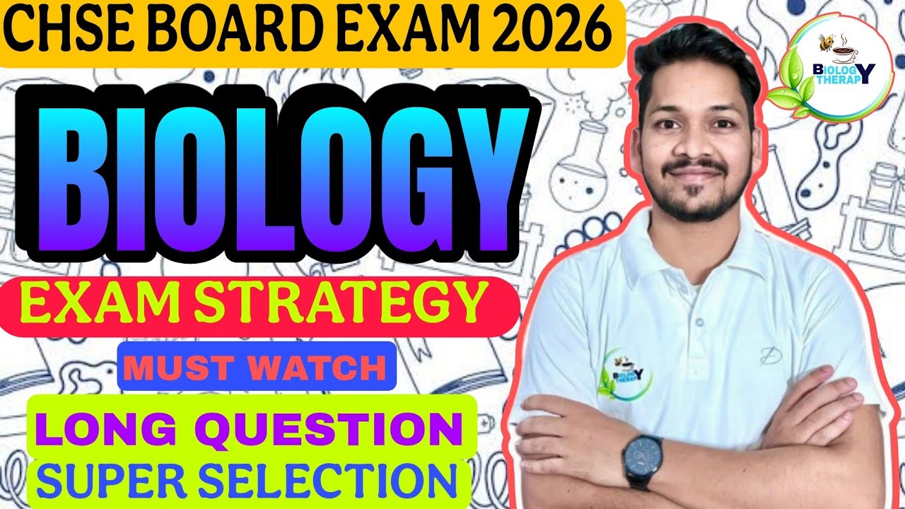 BIOLOGY EXAM STRATEGY || SUPER SELECTION || @Biologytherapy22 #chse #biology #zoology #botany 