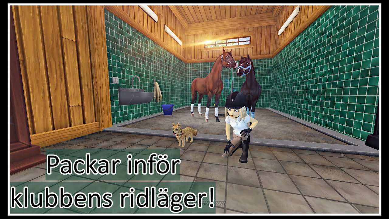 Packar inför klubbens ridläger!