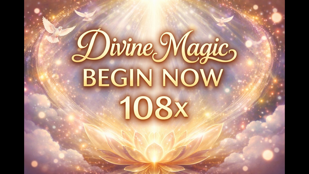 Divine Magic Begin Now (108 Times) | Blessings, Peace & Spiritual Activation