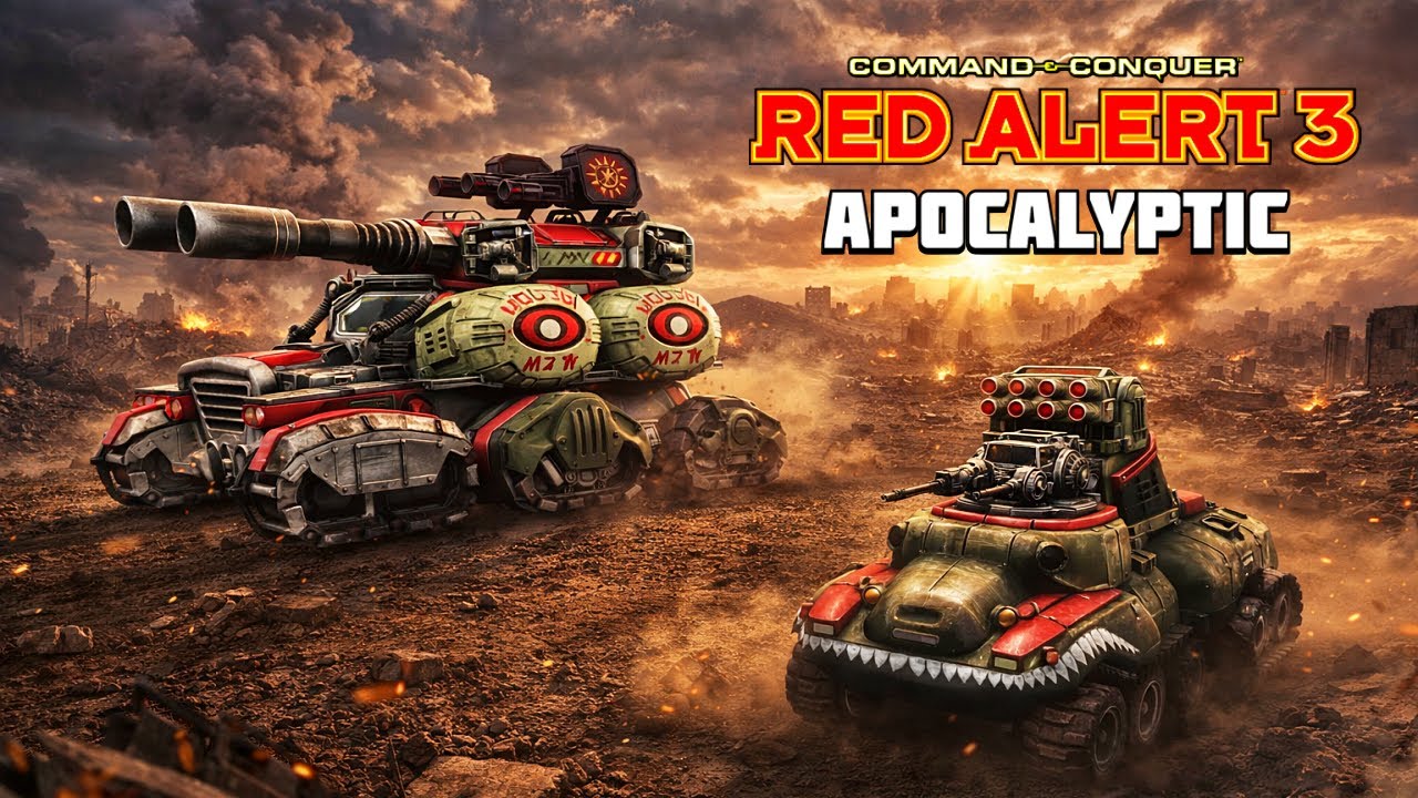 Red Alert 3 | Апокалиптические танки уничтожают всё на своём пути