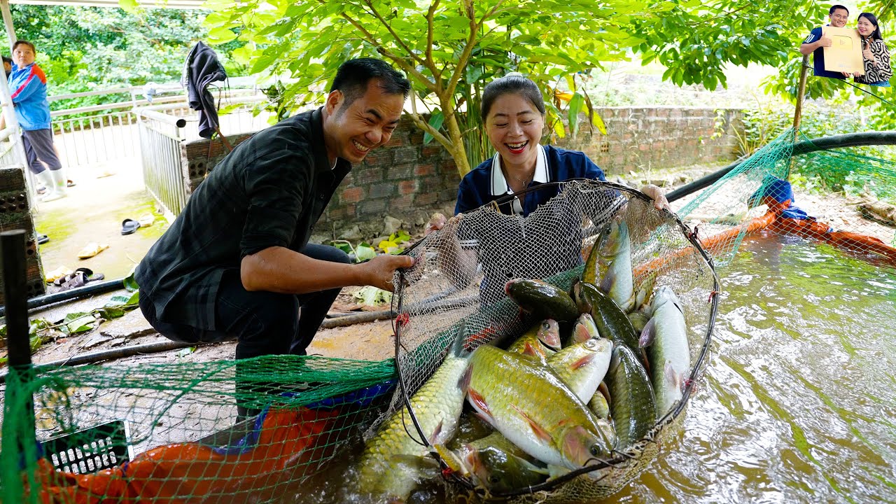 Kéo Ao Cá Bỗng Hà Giang (Cá Thần) chế biến toàn món ngon ở nhà hàng Hạ Thành Quán A Nguyễn Tất Thắng
