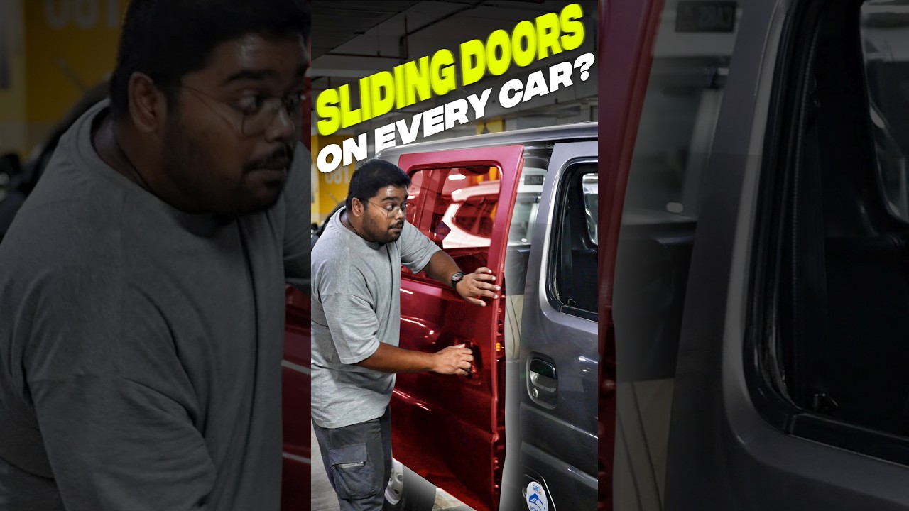 Sliding Doors on Every Car? 😏 #cars24
