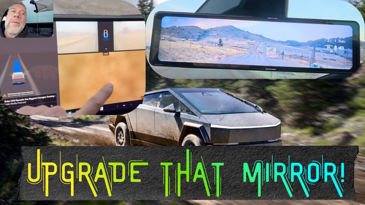 Ultimate Tlyard Cybertruck Streaming Rearview Mirror Install: 32-Step Guide, Pitfalls, Tricks & Demo