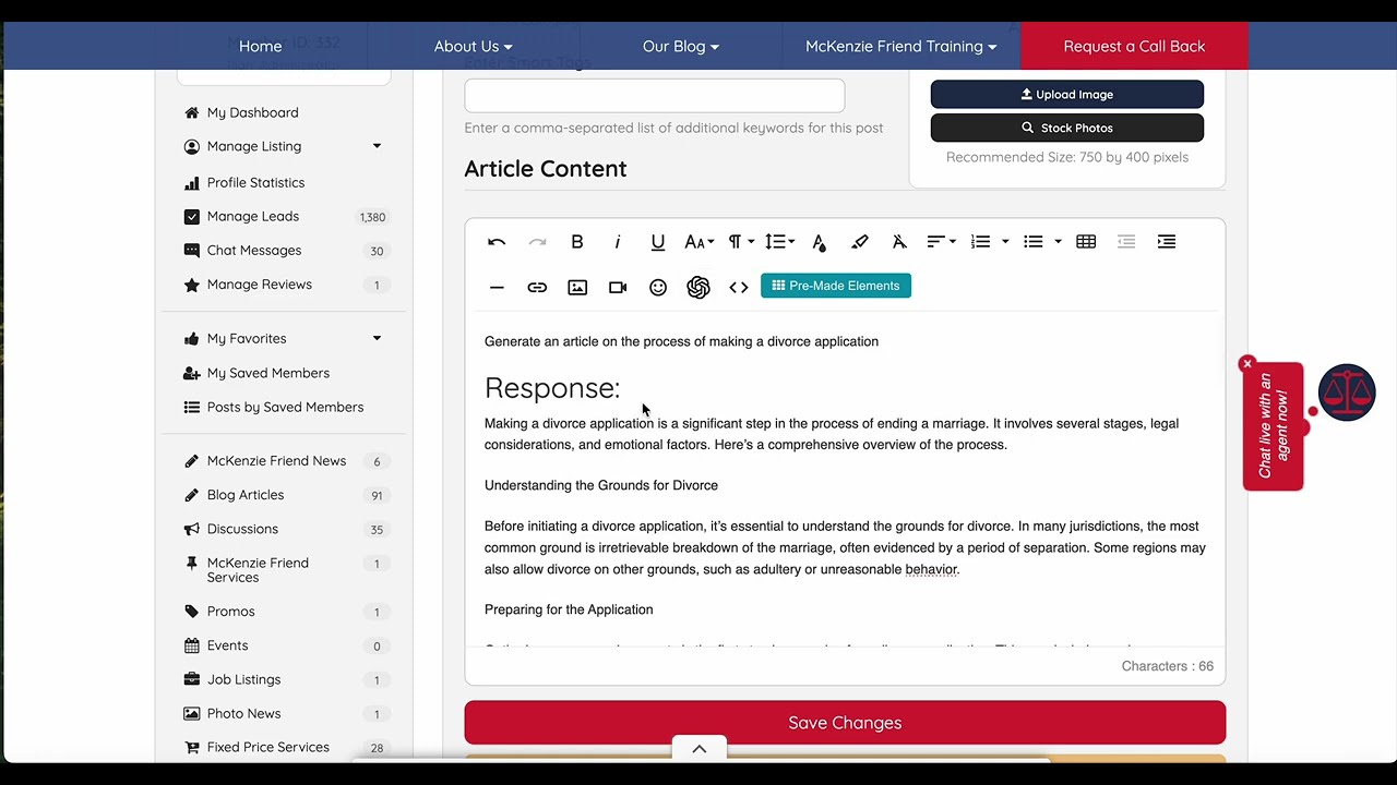 How to Use Our Integrated AI Chat (Powered by ChatGPT)