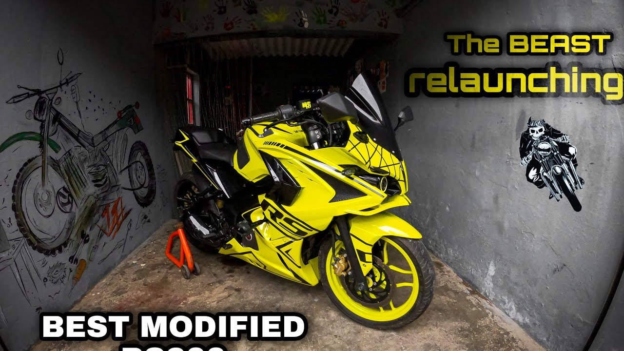 Rs200 modified💕 | one of the best modified rs200 | revealing the beast👌#modifiedbikes